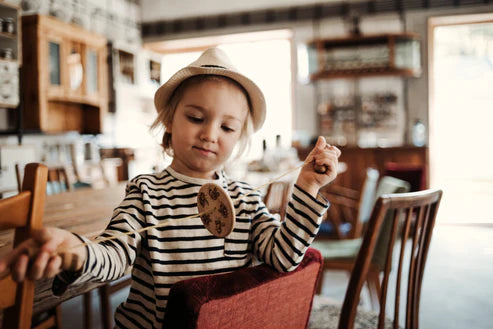 Drewniany Wirujący Krążek Buzz