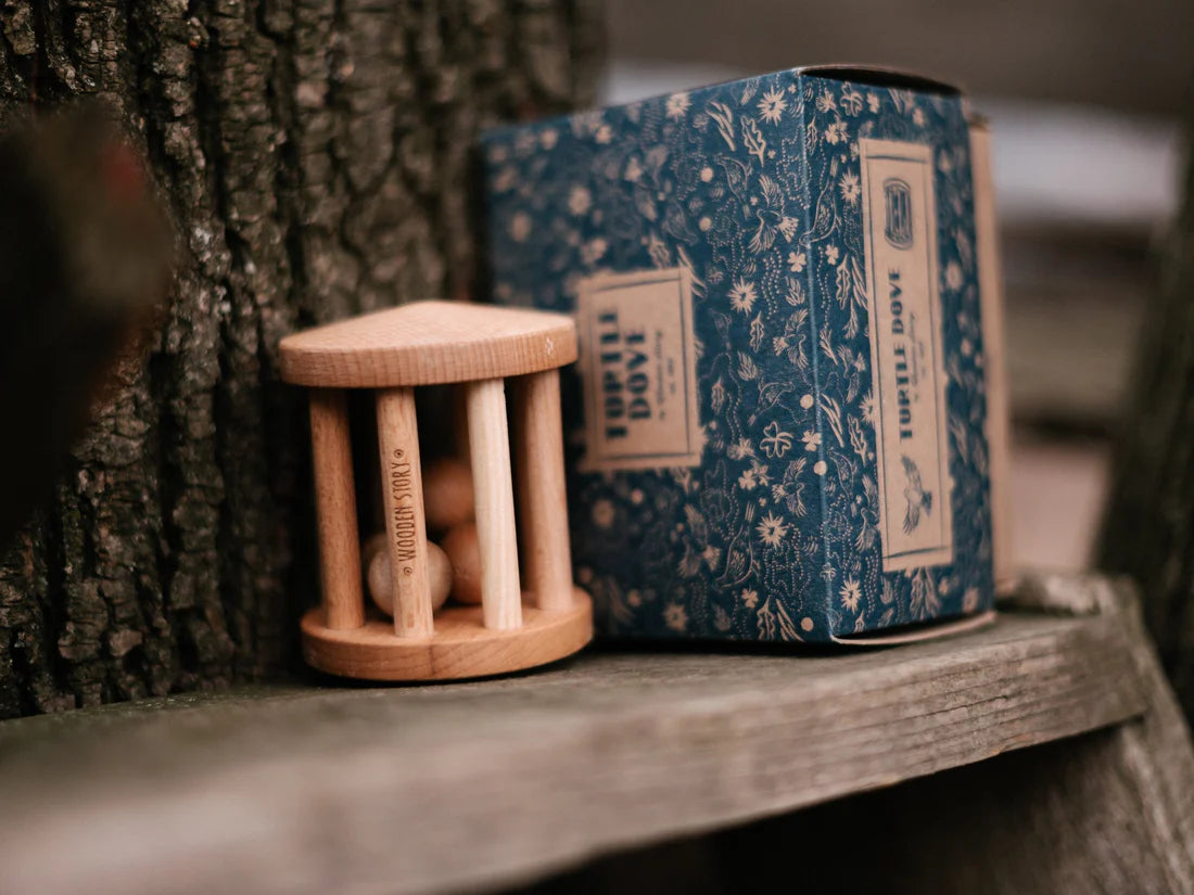 Drewniana Grzechotka Turkawka