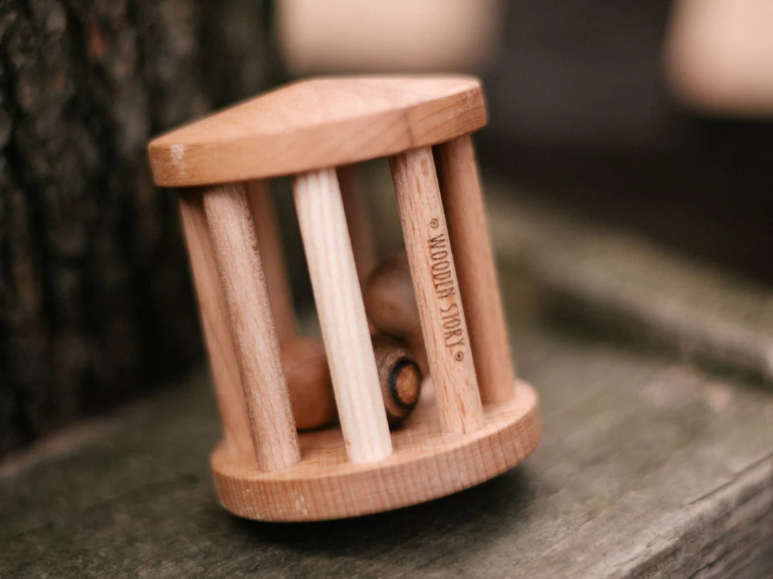 Drewniana Grzechotka Turkawka