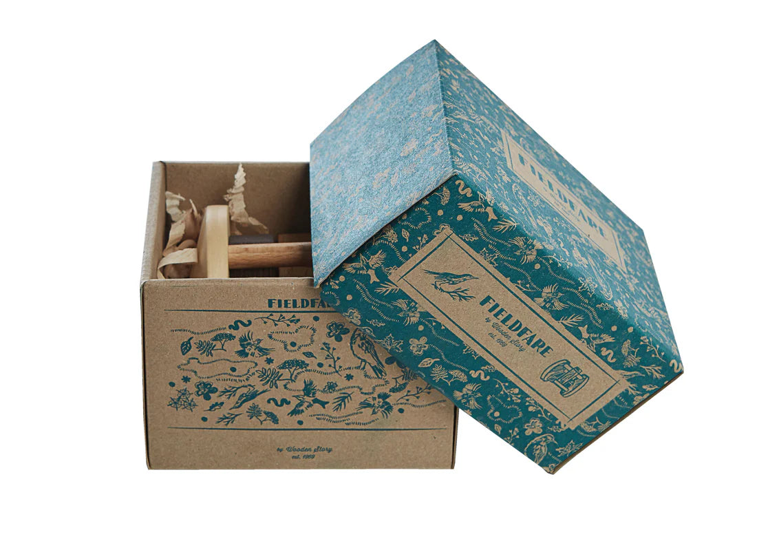 Drewniana Grzechotka Kwiczoł