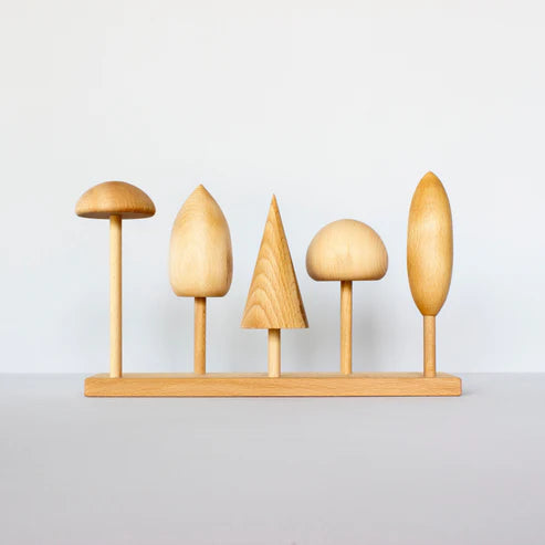 Drewniana Układanka Korony Drzew