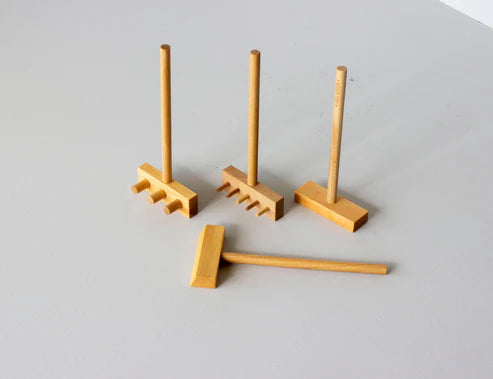 Wooden Accessories for Montessori Trays