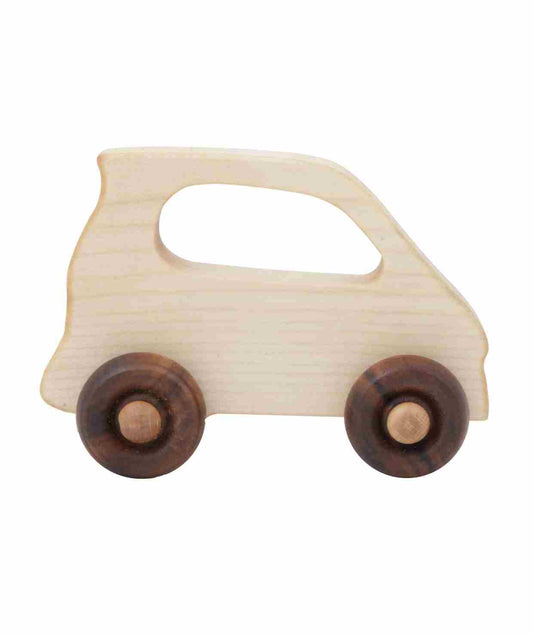 Wooden Toy on Wheels Auto Electric