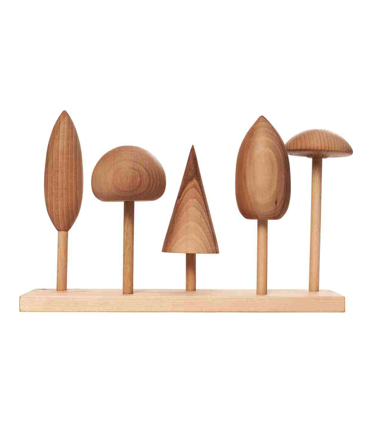 Drewniana Układanka Korony Drzew