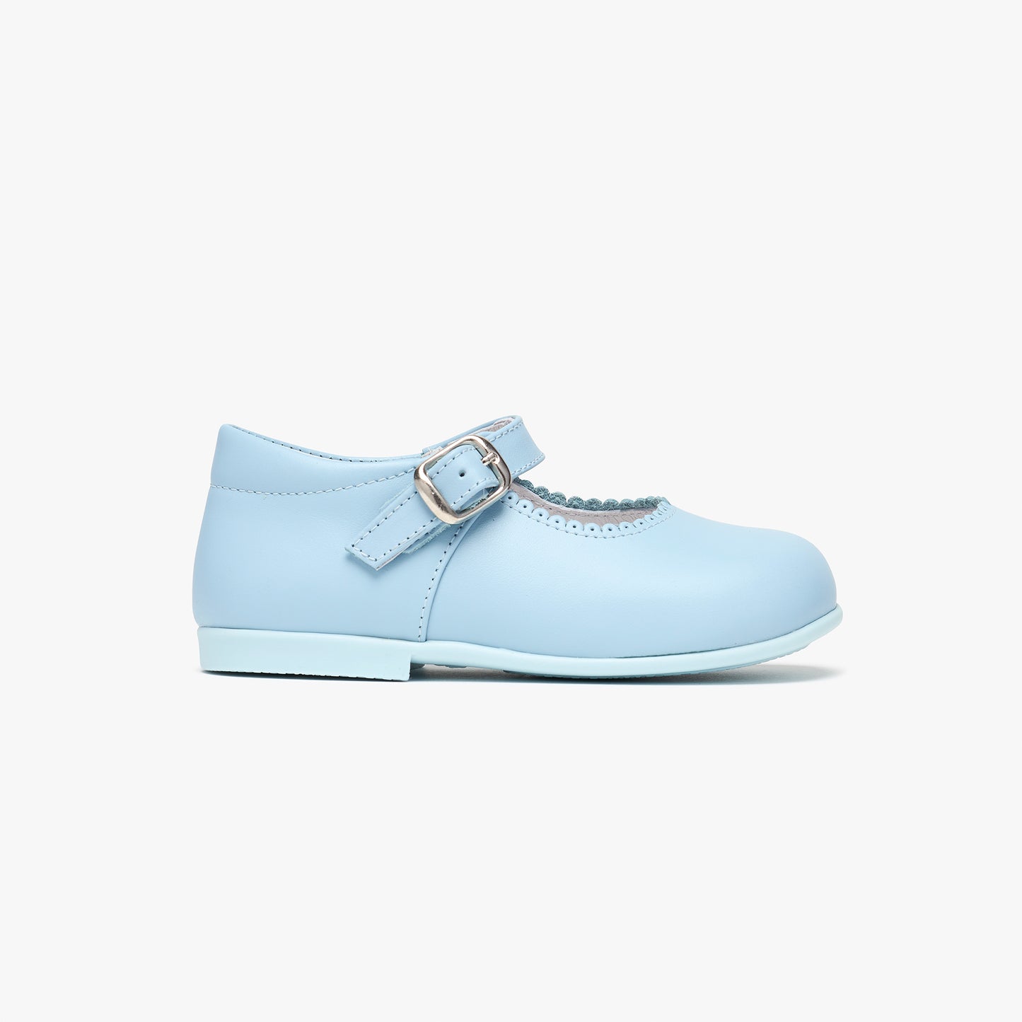 Blue classic mary jane ballet flats