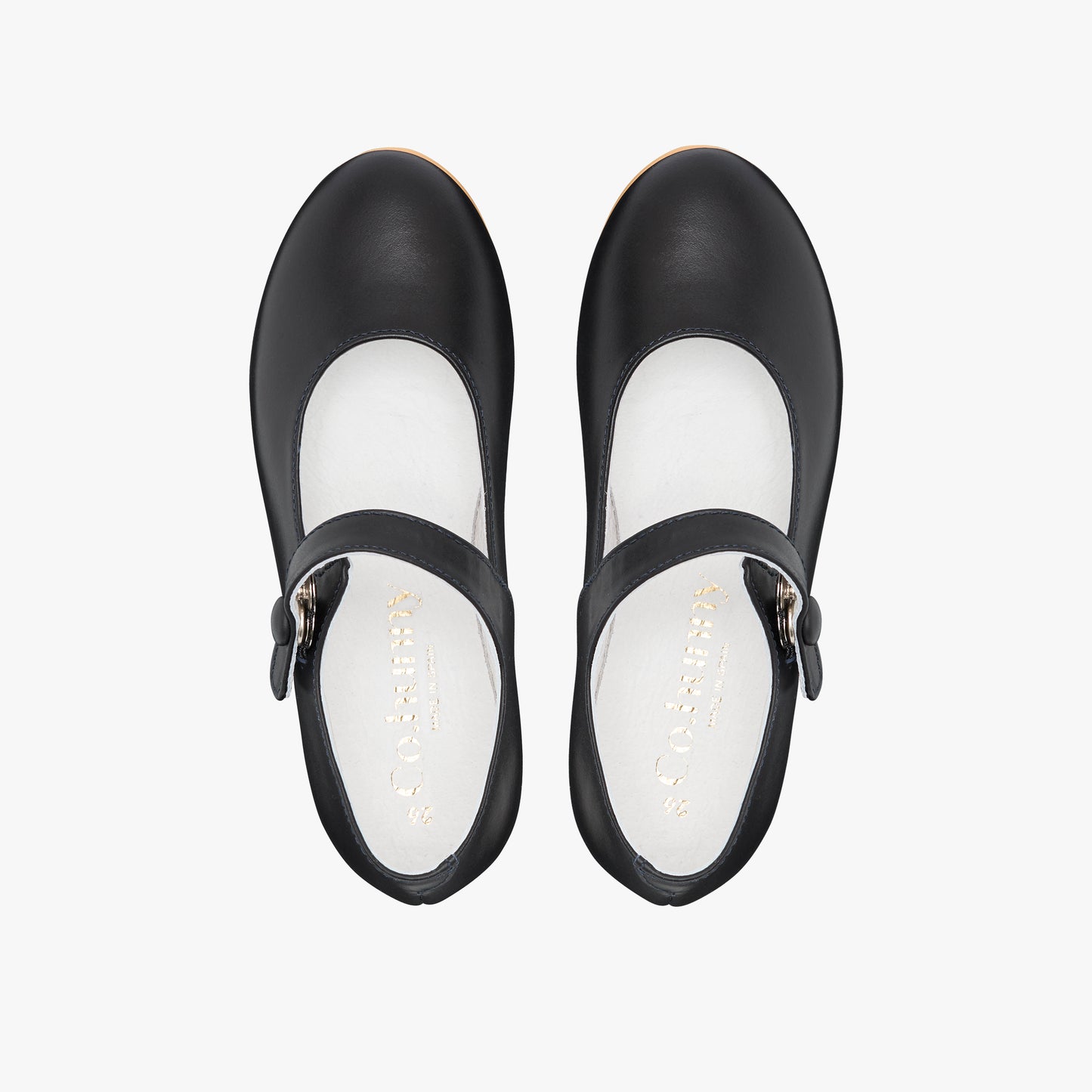 Black mary jane ballet flats