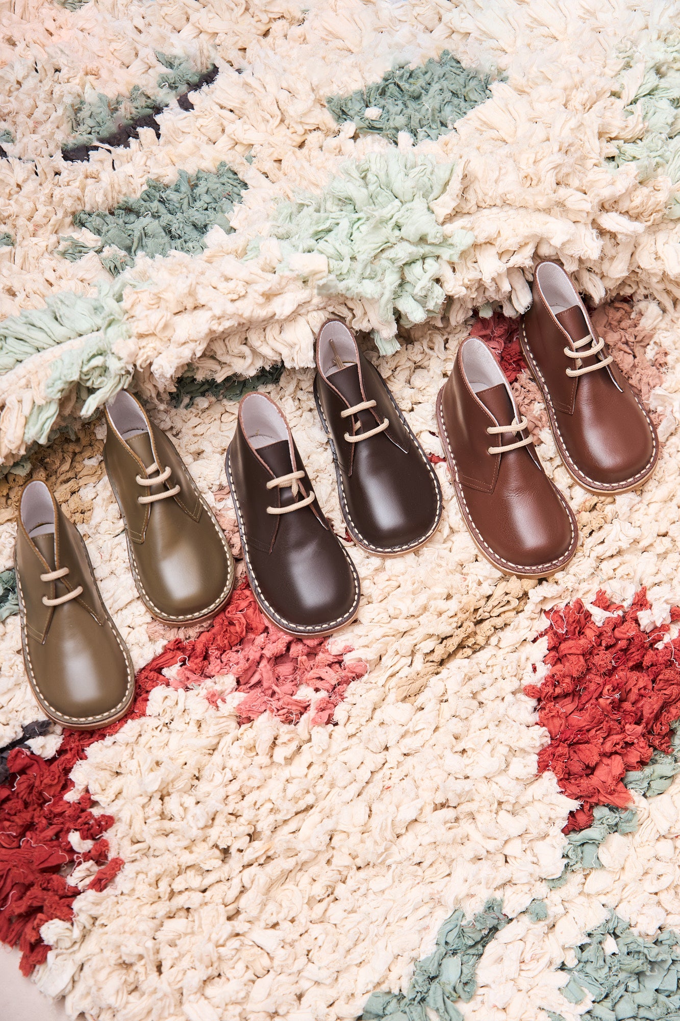 Brown safari boots