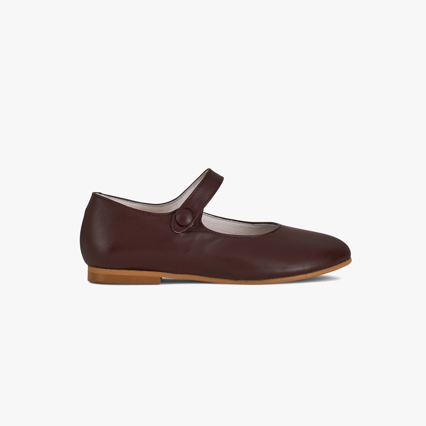 Classic Mary Jane shoes in burgundy