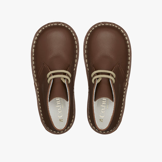 Cognac safari boots