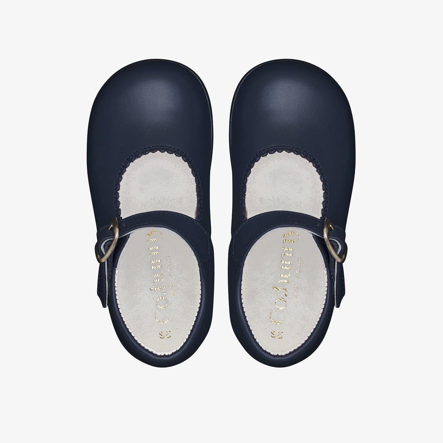 Navy Blue Classic Mary Jane Ballet Flats