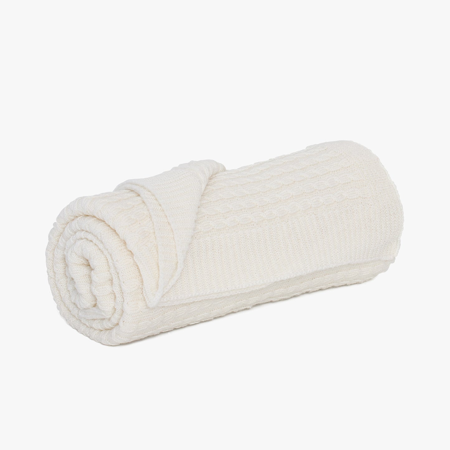 Miękki kocyk z wełny merino