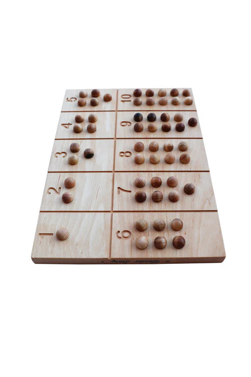 Drewniana Tablica Numeryczna Montessori