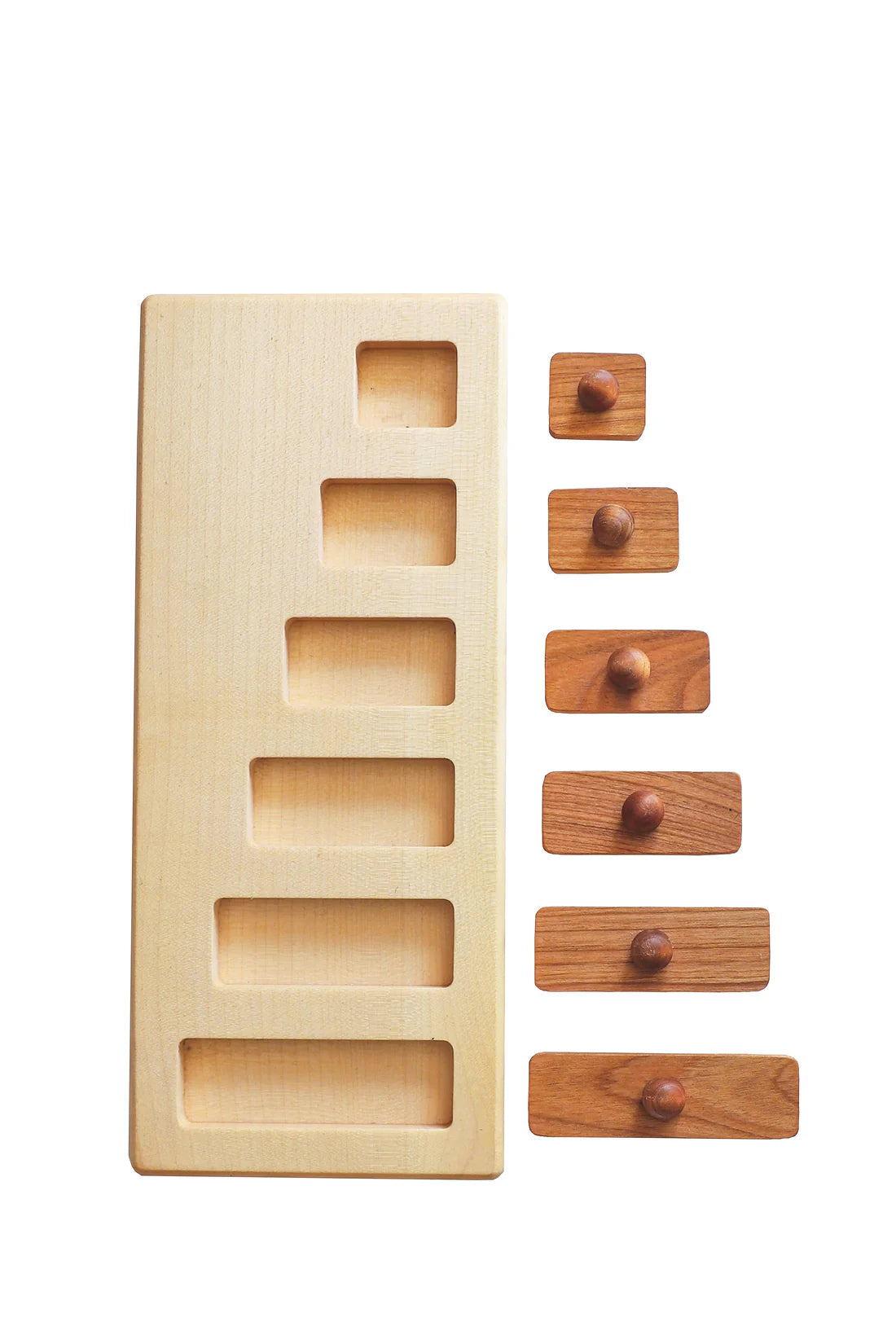 Drewniana Układanka Puzzle Klocki Długie i Krótkie