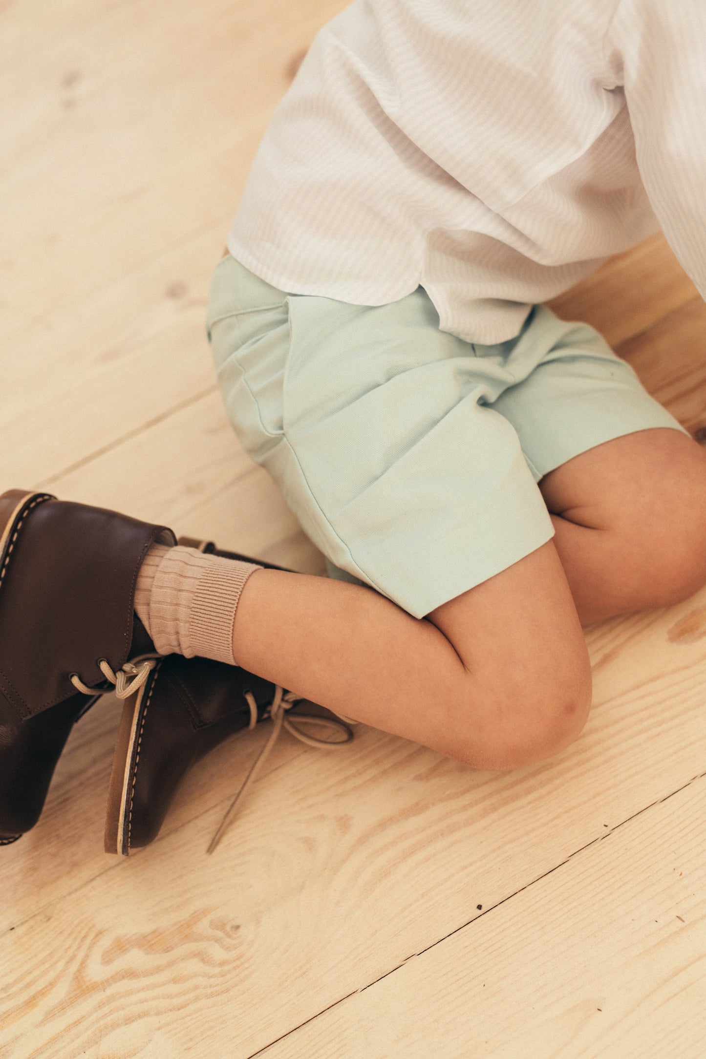 Brown safari boots